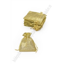 Мешочек из парчи 7*9 см (50 шт) SF-7585, золото
