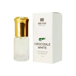 CROCODILE WHITE Concentrated Oil Perfume, Brand Perfume (БЕЛЫЙ КРОКОДИЛ Концентрированные масляные духи), ролик, 3 мл.