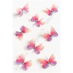 Бабочки шифоновые маленькие 3 см (10 шт) SF-4484, №42