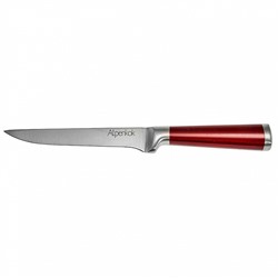 Нож 6" (15,24 см) разделочный из нержавеющей стали AK-2080/F "Burgundy" с красной ручкой