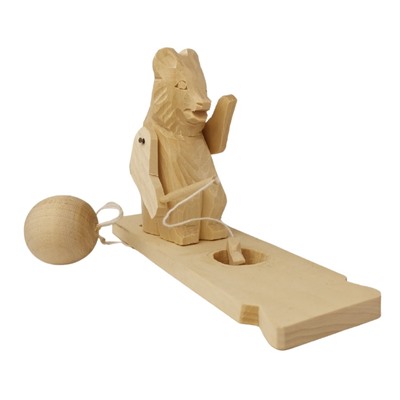 Богородская игрушка "Медведь рыболов" арт.8358 (РНИ)