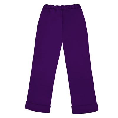 Теплые фиолетовые брюки для девочки 75754-ДО16