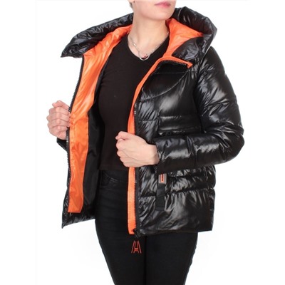 2197 BLACK Куртка зимняя женская MONGEDI (200 гр. холлофайбера) размеры 42-44-46-48-50