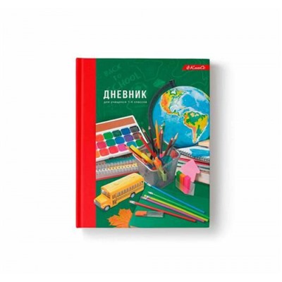 Дневник для младших классов (твердая обложка) "School Time" глянц. ламнация 48ДТ5_ 000040 SVETOCH