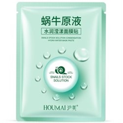 Тканевая маска для лица Houmai Snails Stock Solution  муцин улитки и агава