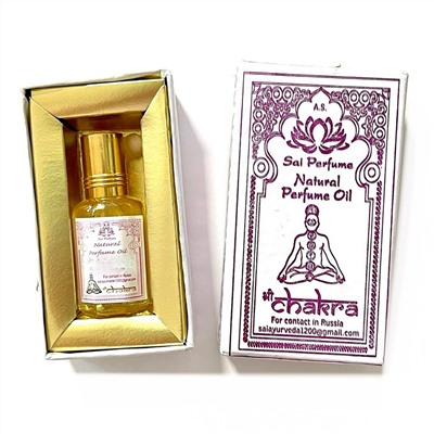 Sai Perfume Natural Oil MANGO, Shri Chakra (Натуральное парфюмерное масло МАНГО, Шри Чакра), коробка, 8 мл.