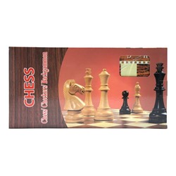 Шахматы магнитные 3в1 (нарды+шашки+шахматы) 34*18см  381358