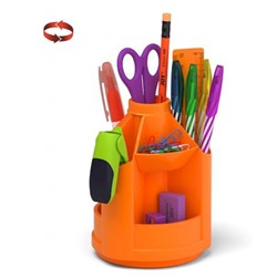 Набор настольный вращающийся "Mini Desk" Neon Solid оранжевый 53229 Erich Krause