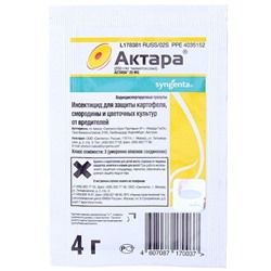 Ср-во АКТАРА 4г /пакет от колорадского жука