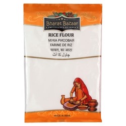 RICE FLOUR, Bharat Bazaar (РИСОВАЯ МУКА, Бхарат Базар), 500 г.