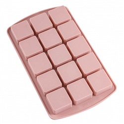 Форма силиконовая для шоколада "Кубики" 3 см, 15 ячеек