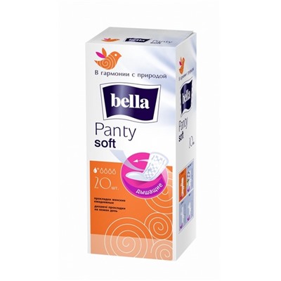 BELLA  Panty Soft 20шт.   белая линия