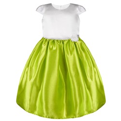 Нарядное салатовое платье для девочки 84354-ДН20