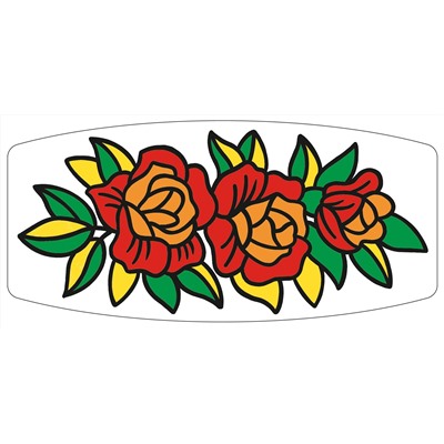 Кружка под роспись «Розы» с красками