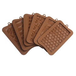 Форма силиконовая для шоколада «Плитка соты»