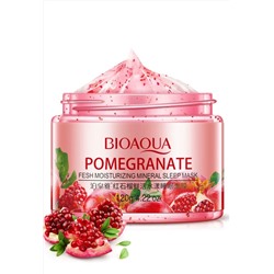 Ночная маска для лица с экстрактом граната - BioAqua Pomegranate