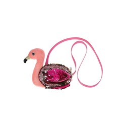 Мягкая игрушка "Сумочка в виде фламинго"