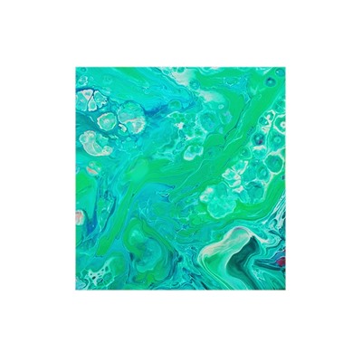 Набор для рисования «Жидкий акрил» №4 (зеленые цвета)