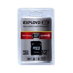 Карта памяти MicroSD 32GB Exployd К10