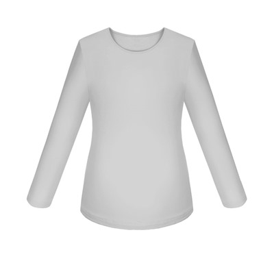Серый школьный джемпер (блузка)для девочки 802016-ДОШ22