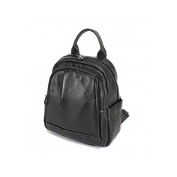 Рюкзак жен натуральная кожа OPI-8079,  1отд,  4внутр+5внеш/карм,  черный 238861