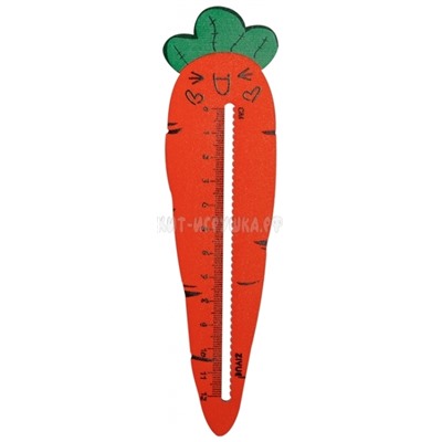 Линейка деревянная 12 см "Carrot" MESHU WR15_54866, WR15_54866