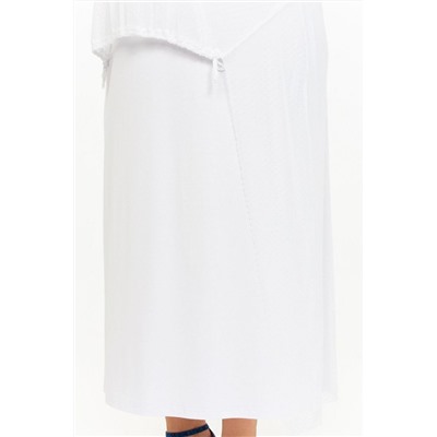 Белое платье в двойном исполнении 64 размера