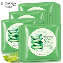 Тканевая маска Bioaqua Aloe Vera 92% Soothing Gel с экстрактом алое