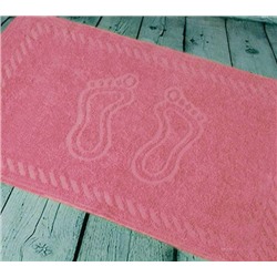 Полотенце махровое для ног по цветам Узбекистан, 105 ярко-розовый