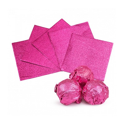 Обертка для конфет Розовая 8*8 см, 100 шт.