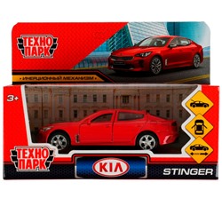 Технопарк. Модель "Kia Stinger" металл 12 см, двери, багаж., инерц, красный, арт.STINGER-12-RD