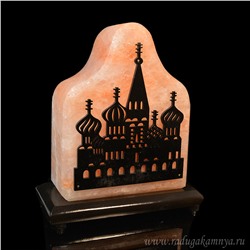 Соляной светильник большой с узором "Собор Богородицы" 170*80*190мм 2-3кг, свечение белое
