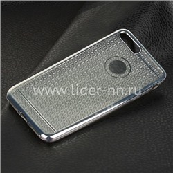 Задняя панель для iPhone7 Plus/8 Plus Силикон (15001ch) серебро
