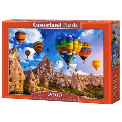Castorland. Пазл 2000 арт.C-200900 "Цветные воздушные шары" Каппадокия