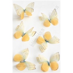 Бабочки шифоновые средние 4,5 см (10 шт) SF-4483 №62