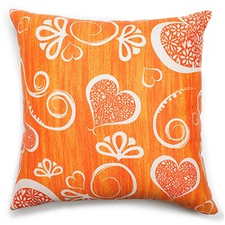 Декоративная подушка "Амур"-2, оранжевый  (DP.AM-2)
