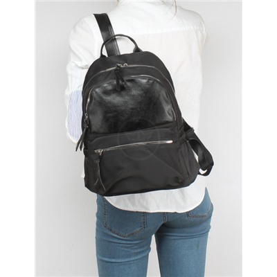 Рюкзак жен текстиль GF-6951,  2отд,  4внеш,  3внут/карм,  черный 256284