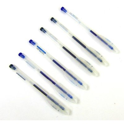 Ручка гелевая синяя 0,5 мм.1 шт.