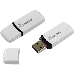 USB Flash 16GB SmartBuy Paean белый 2.0