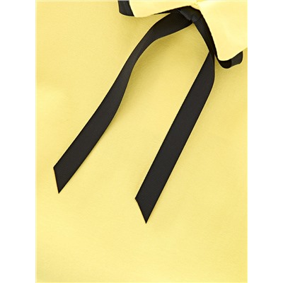 Платье UD 7312 св.желт/черн меланж
