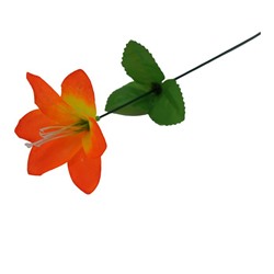 Цветок искусственный Колокольчик 40см Оранжевый YL-36  (вып.по 40шт.)