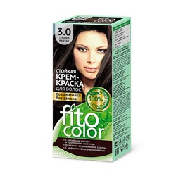 Стойкая крем-краска для волос серии Fitocolor, тон 3.0 темный каштан 115мл