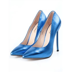 V-696 BLUE Туфли женские (натуральная кожа) размер 37