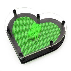 Экспресс-скульптор "Pinart" Сердце, Стандарт, Размер M 18х18 см, зеленый