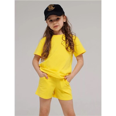 Комплект футболка + шорты / Желтый