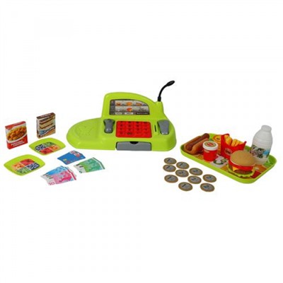 Игровой Набор Супермаркет (касса, деньги, продукты, в коробке, от 3 лет) JB0210083, (Chenghai Xiong Cheng Plastic Toys Co., Ltd.)