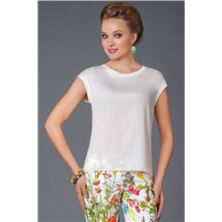 Летняя блуза с оригинальной спинкой Шансон 48 размера
