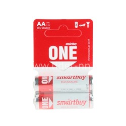 Батарейка алкалиновая Smartbuy ONE LR6/2SB