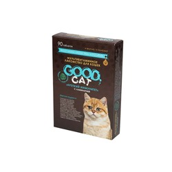 GOOD CAT Мультивитаминное лакомcтво для Кошек "КРЕПКИЙ ИММУНИТЕТ" с ламинарией 90 таб. АГ