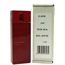 ARMAND BASI IN RED 100ml Eau de Parfum (красный)  M~ БЕЗ УПАКОВКИ (без крышки)
